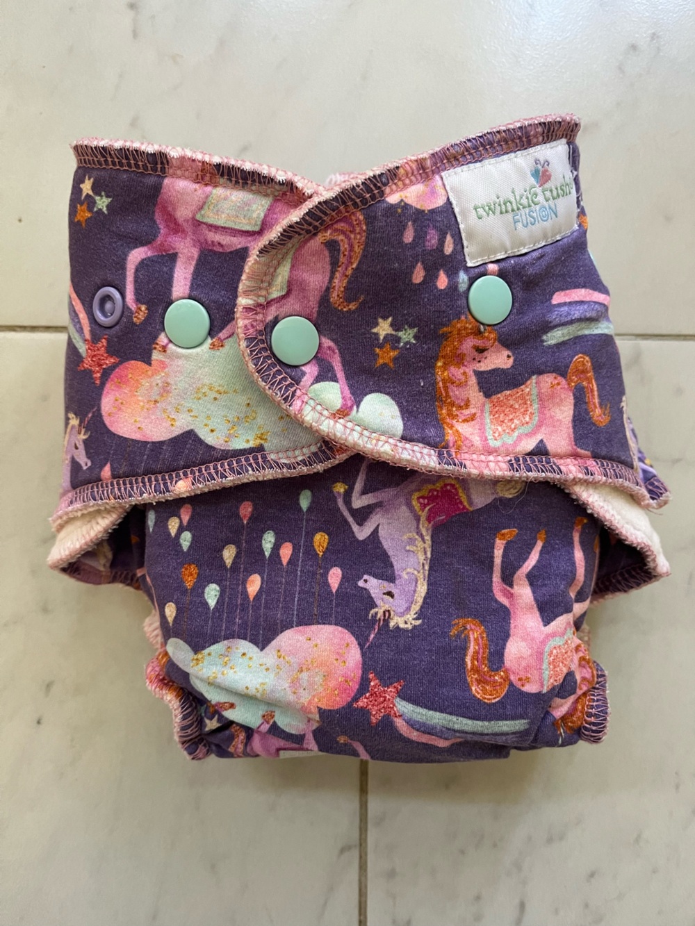 Twinkie Tush Fusion AI2 AIO One Size Cloth Diaper